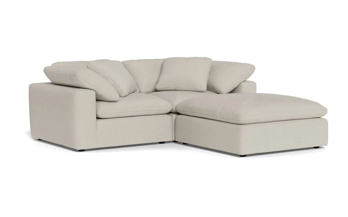 Fluffy 2 Piece Sofa w/Otto
