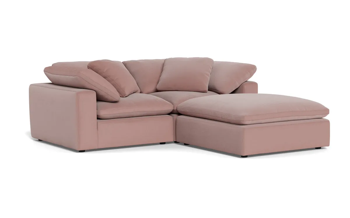 Fluffy 2 Piece Sofa w/Otto
