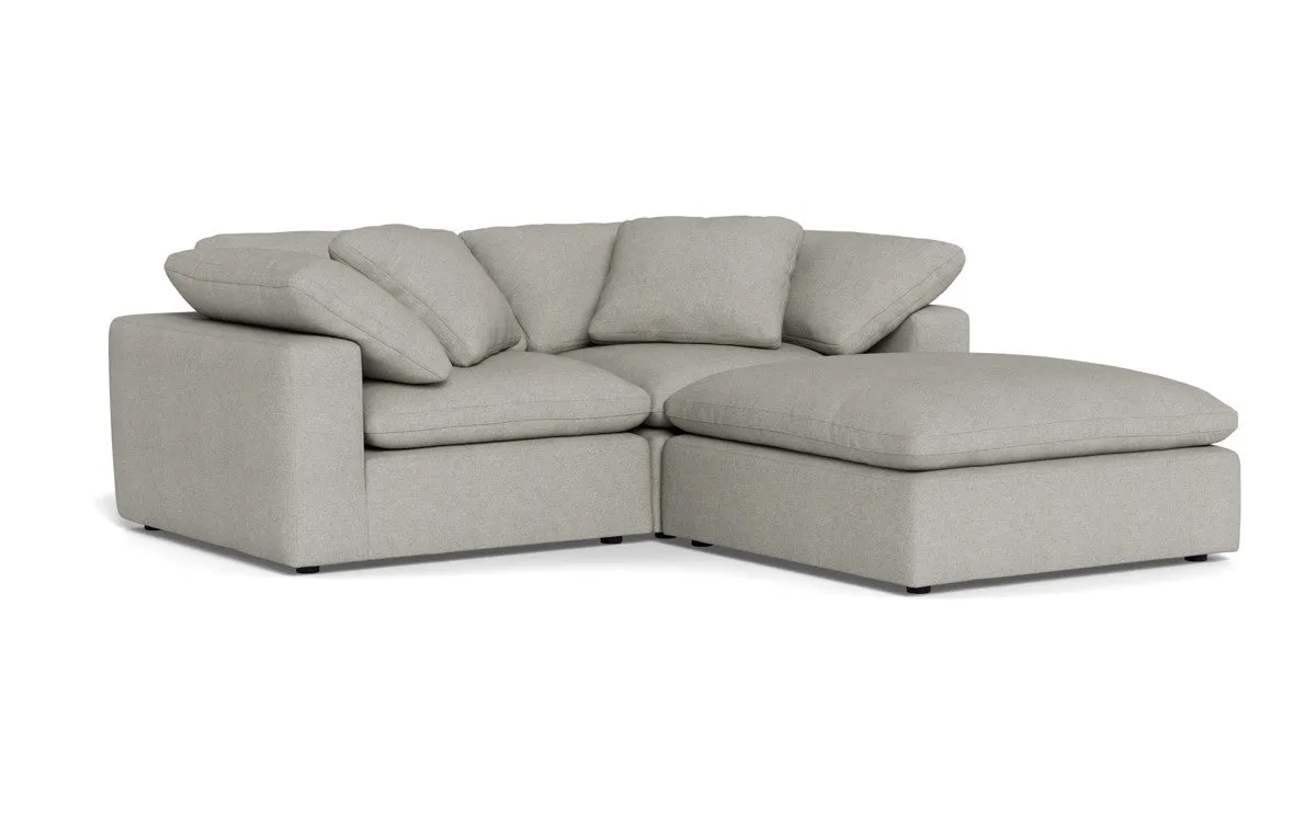 Fluffy 2 Piece Sofa w/Otto