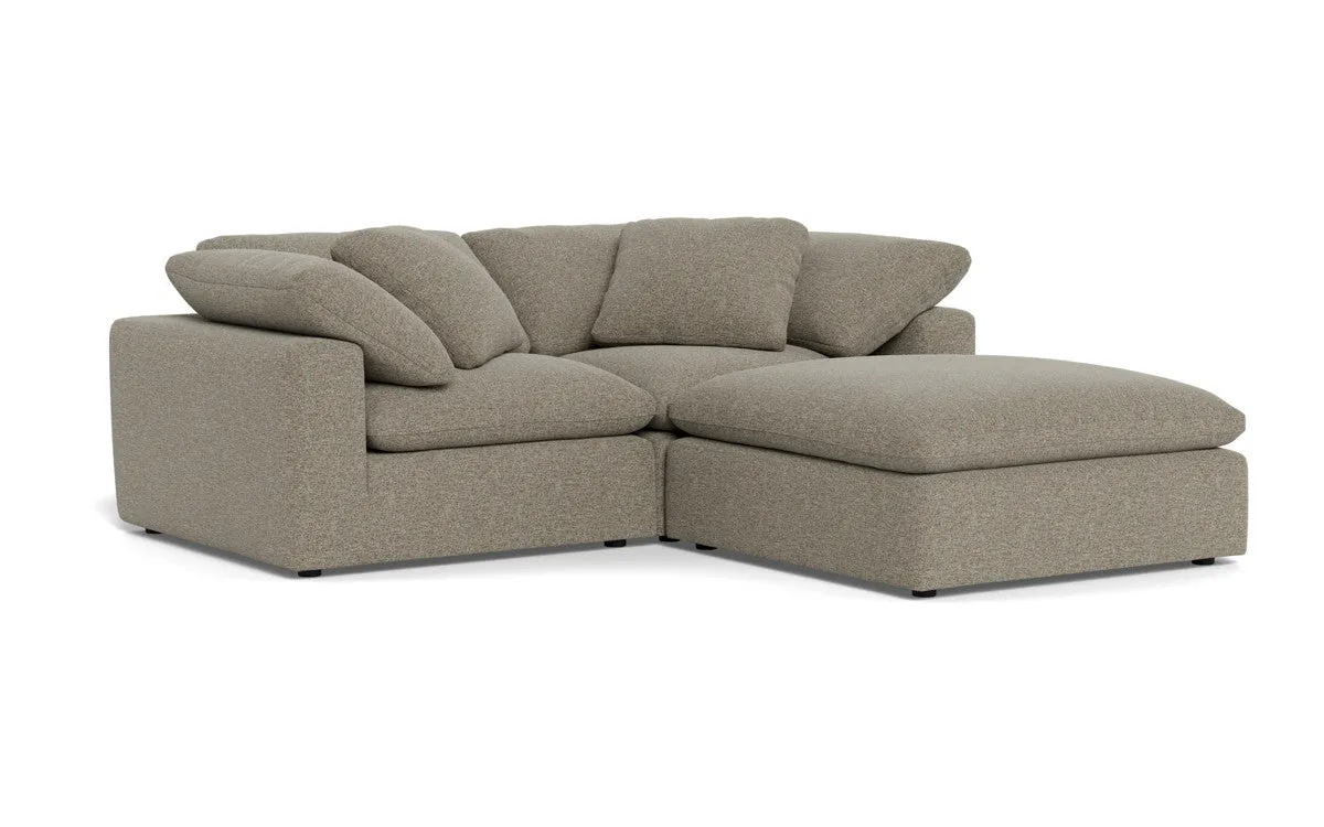 Fluffy 2 Piece Sofa w/Otto