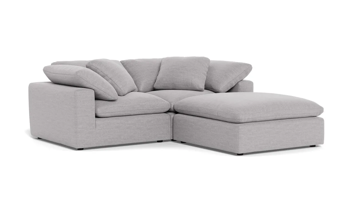 Fluffy 2 Piece Sofa w/Otto