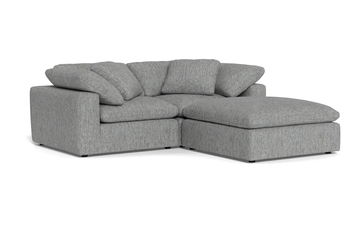 Fluffy 2 Piece Sofa w/Otto