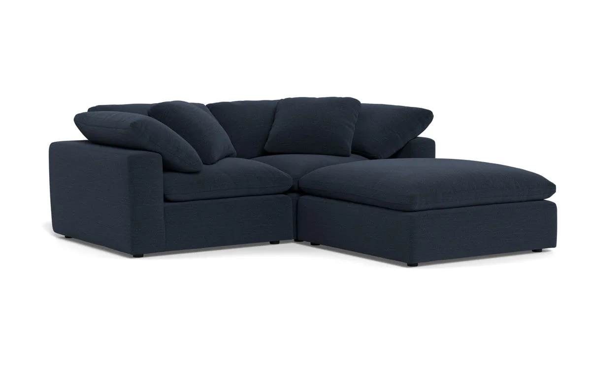 Fluffy 2 Piece Sofa w/Otto