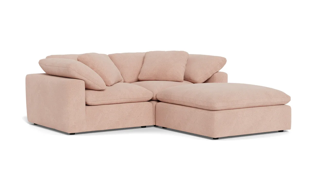 Fluffy 2 Piece Sofa w/Otto