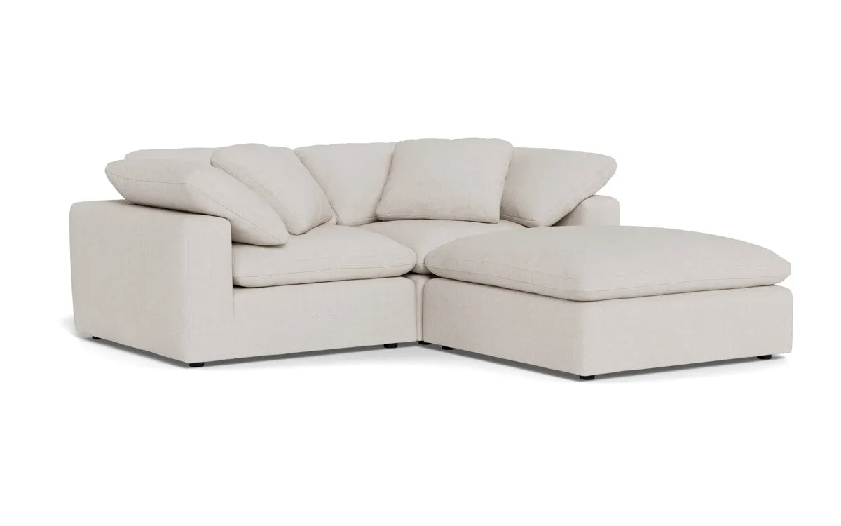Fluffy 2 Piece Sofa w/Otto