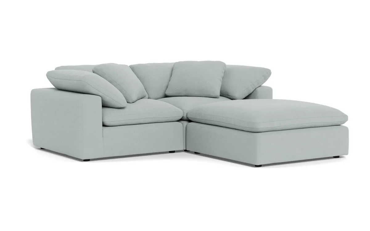 Fluffy 2 Piece Sofa w/Otto