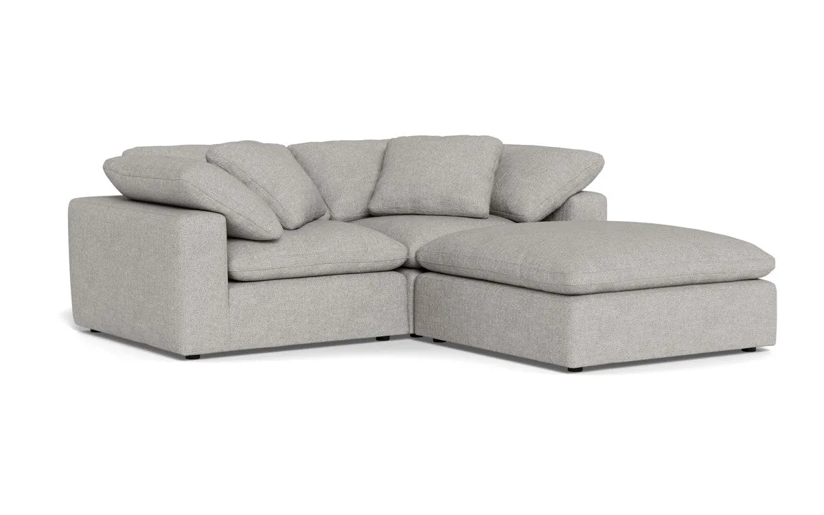 Fluffy 2 Piece Sofa w/Otto