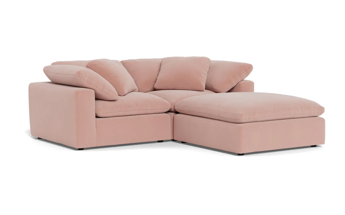 Fluffy 2 Piece Sofa w/Otto