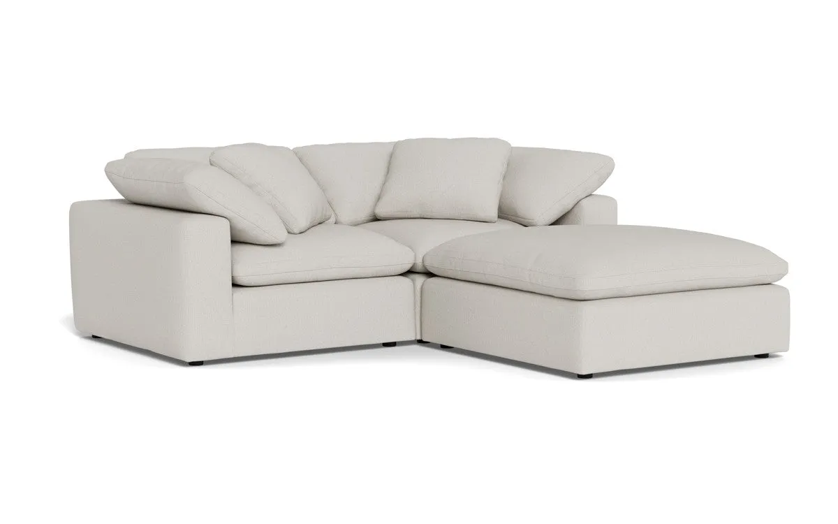 Fluffy 2 Piece Sofa w/Otto