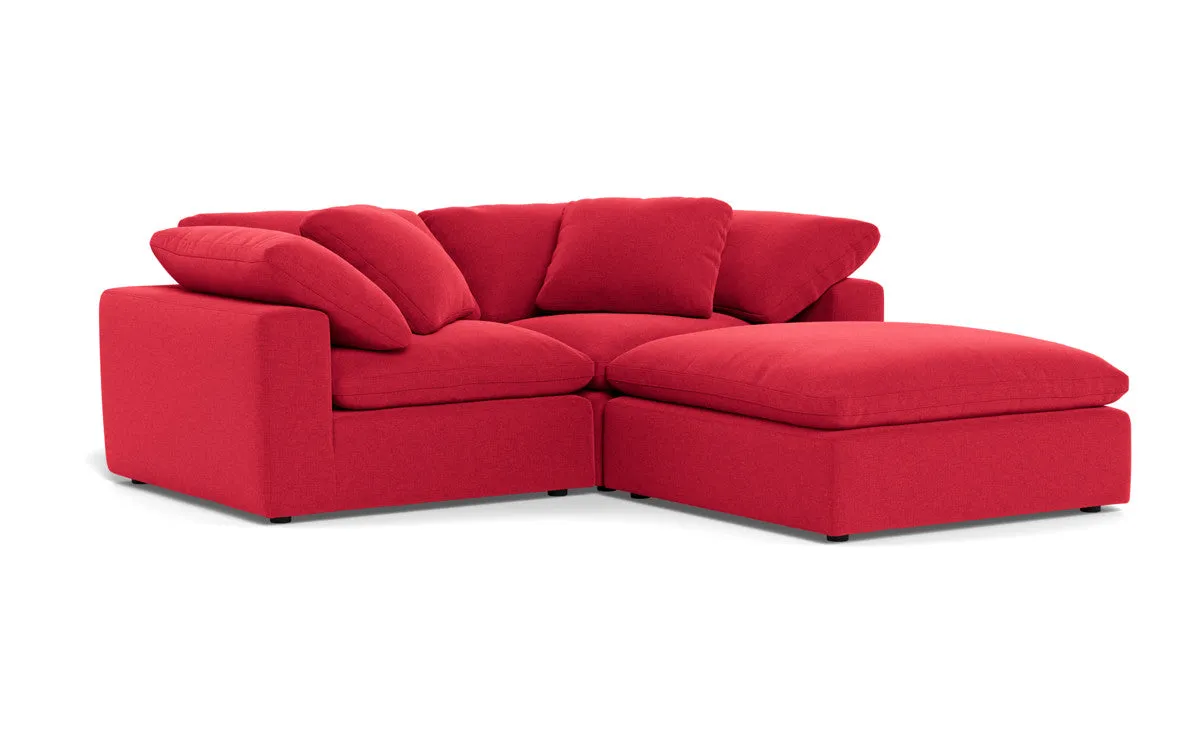 Fluffy 2 Piece Sofa w/Otto