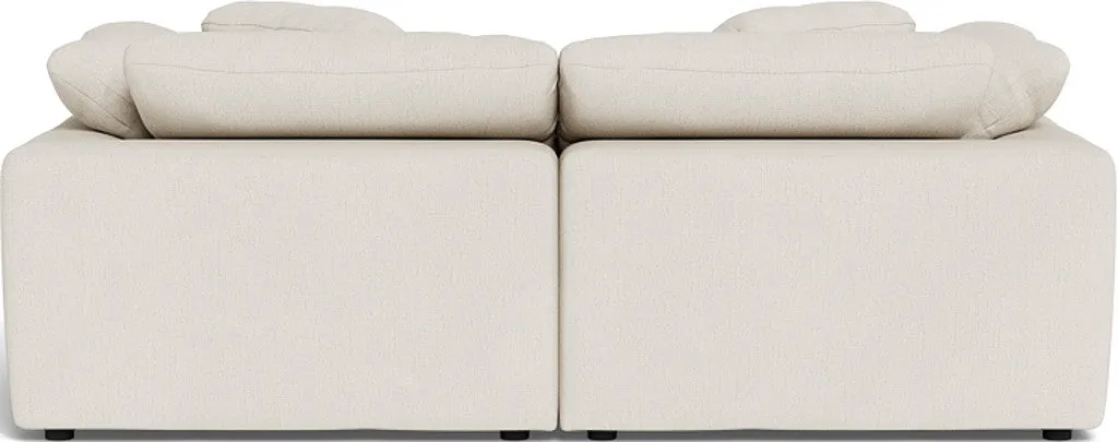Fluffy 2 Piece Sofa w/Otto