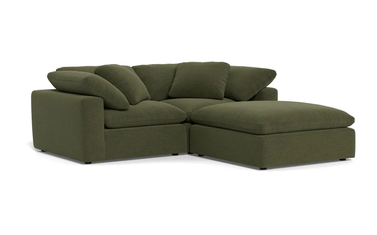 Fluffy 2 Piece Sofa w/Otto