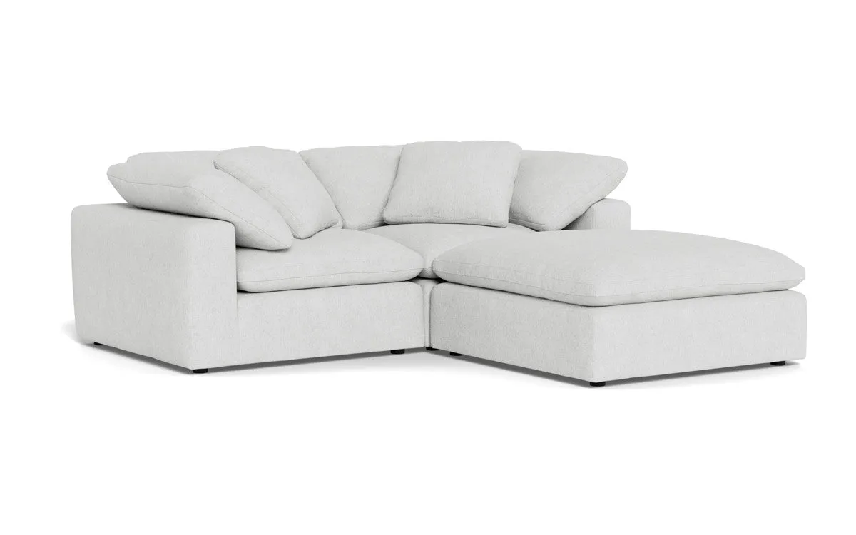Fluffy 2 Piece Sofa w/Otto