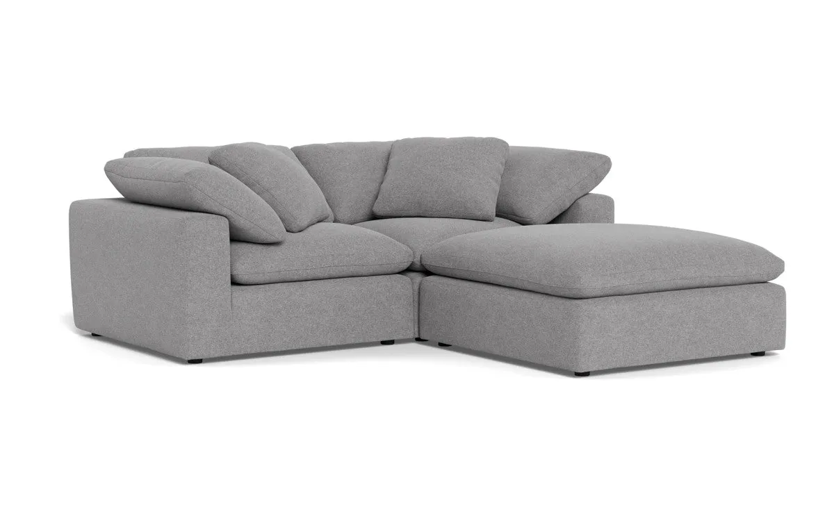 Fluffy 2 Piece Sofa w/Otto