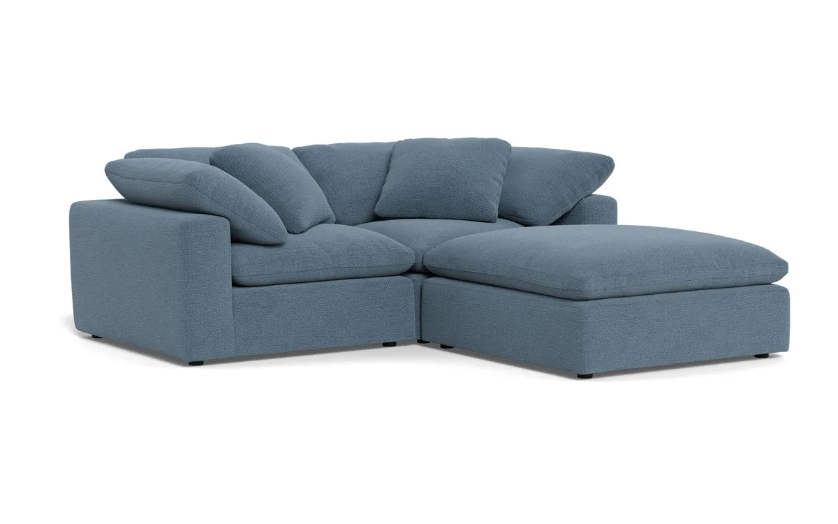 Fluffy 2 Piece Sofa w/Otto