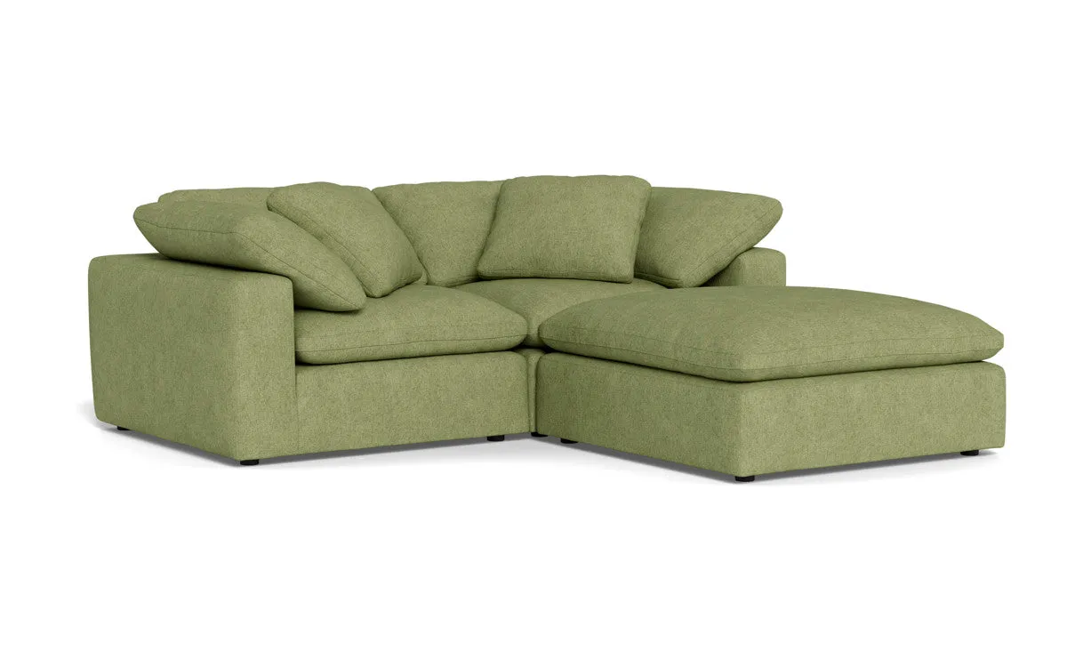 Fluffy 2 Piece Sofa w/Otto