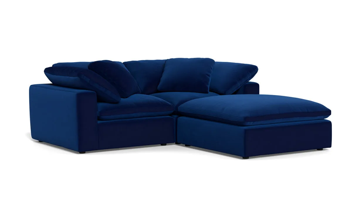 Fluffy 2 Piece Sofa w/Otto