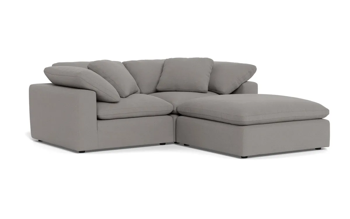 Fluffy 2 Piece Sofa w/Otto