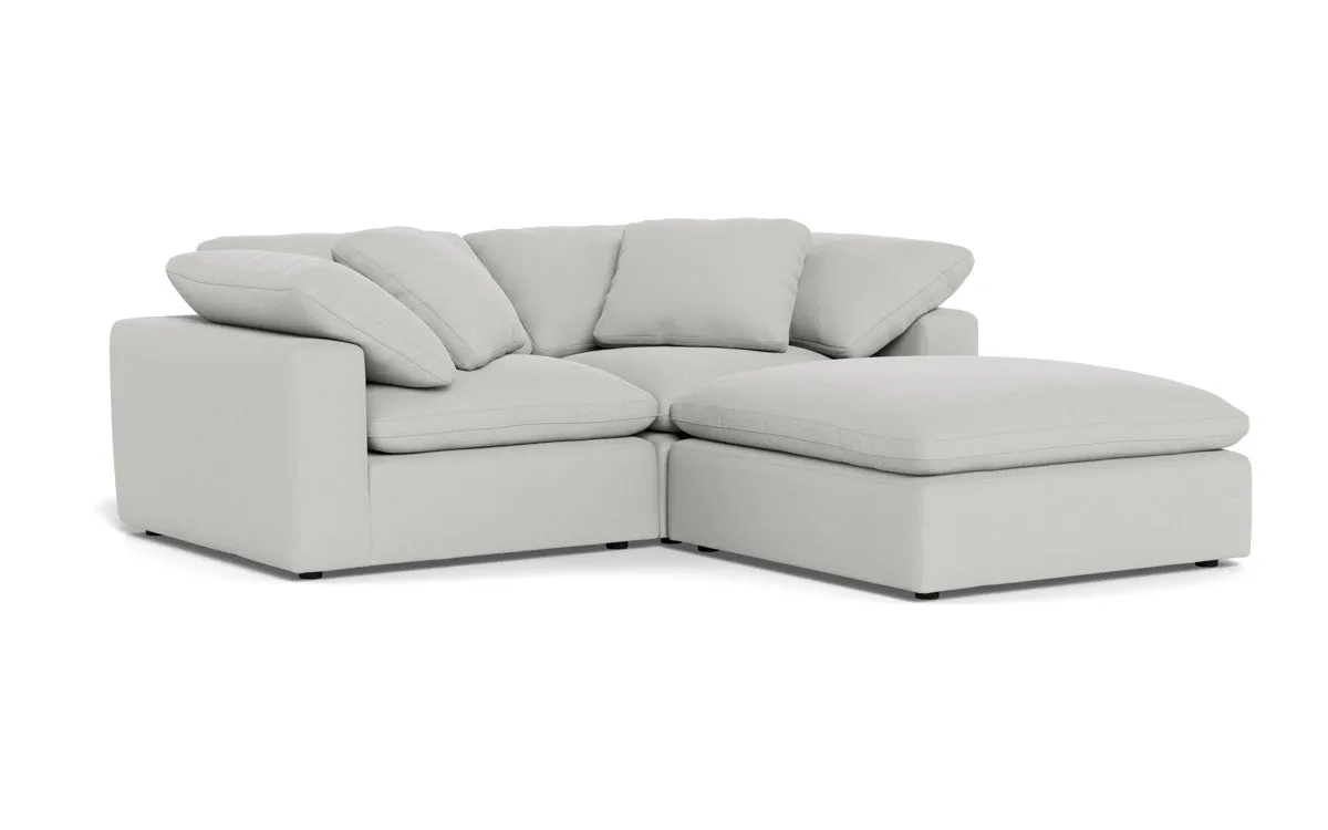 Fluffy 2 Piece Sofa w/Otto