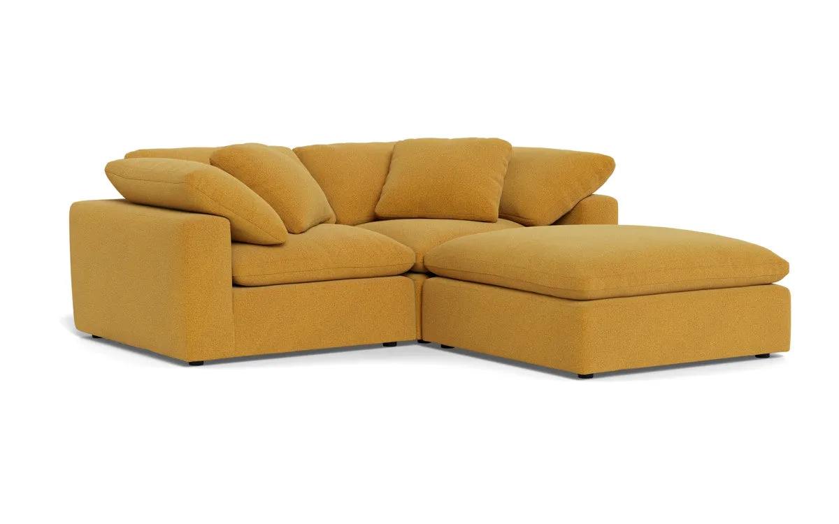 Fluffy 2 Piece Sofa w/Otto