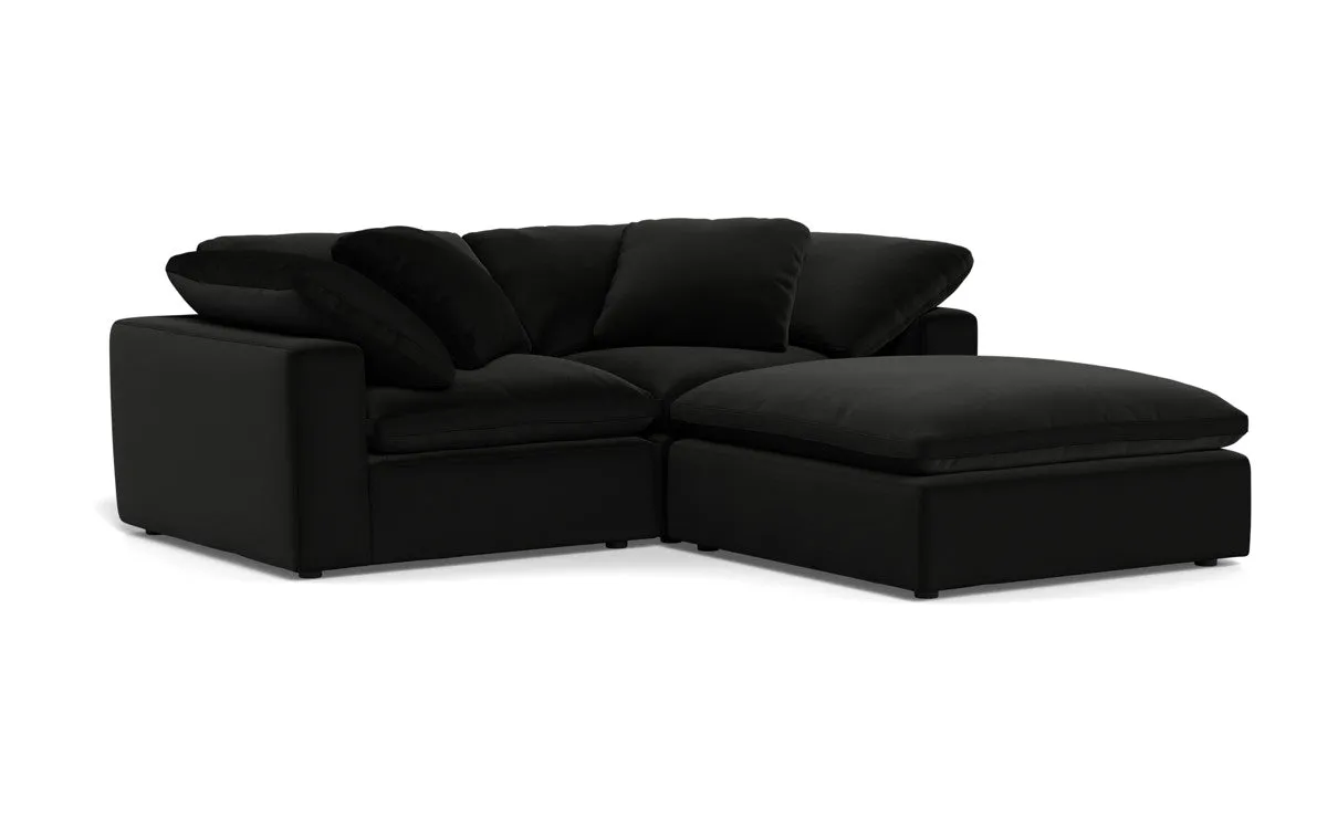 Fluffy 2 Piece Sofa w/Otto