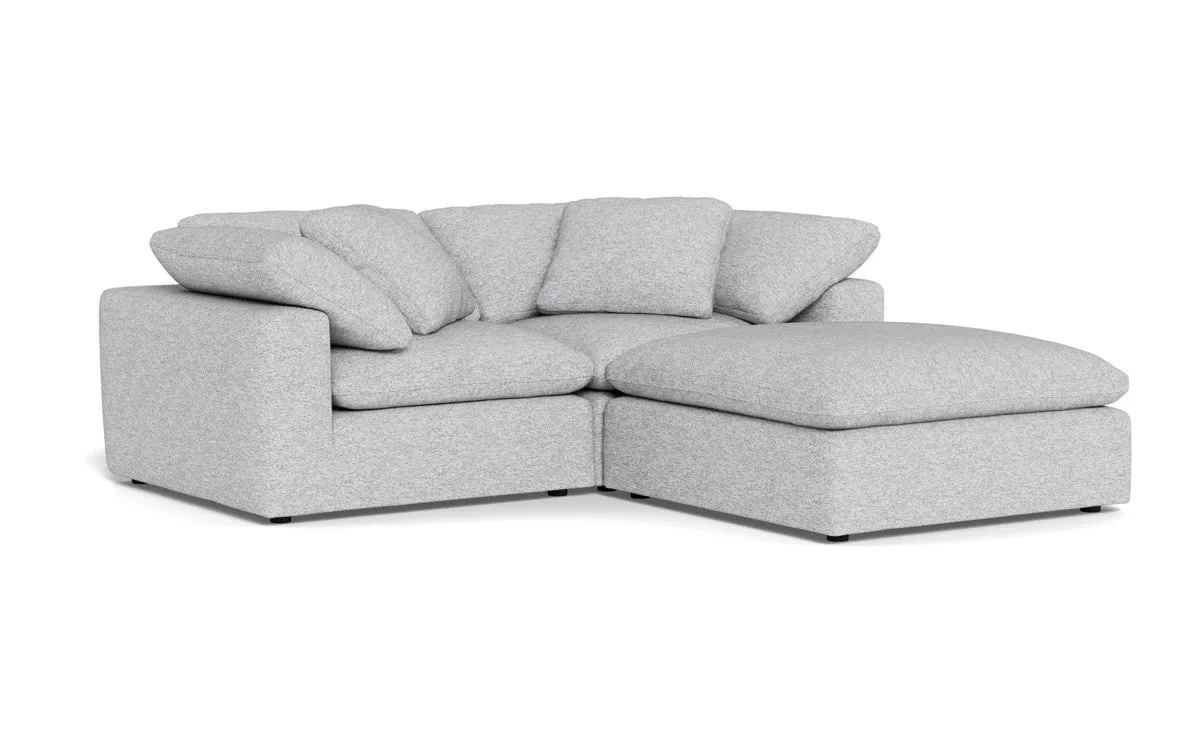 Fluffy 2 Piece Sofa w/Otto