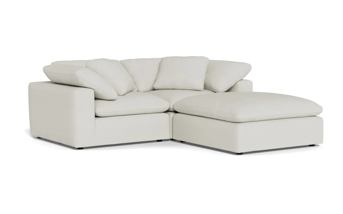 Fluffy 2 Piece Sofa w/Otto