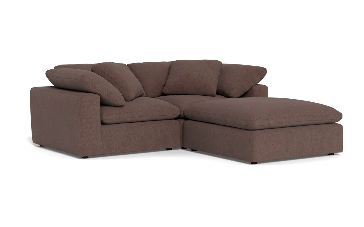 Fluffy 2 Piece Sofa w/Otto