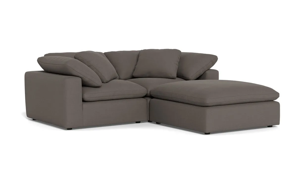 Fluffy 2 Piece Sofa w/Otto