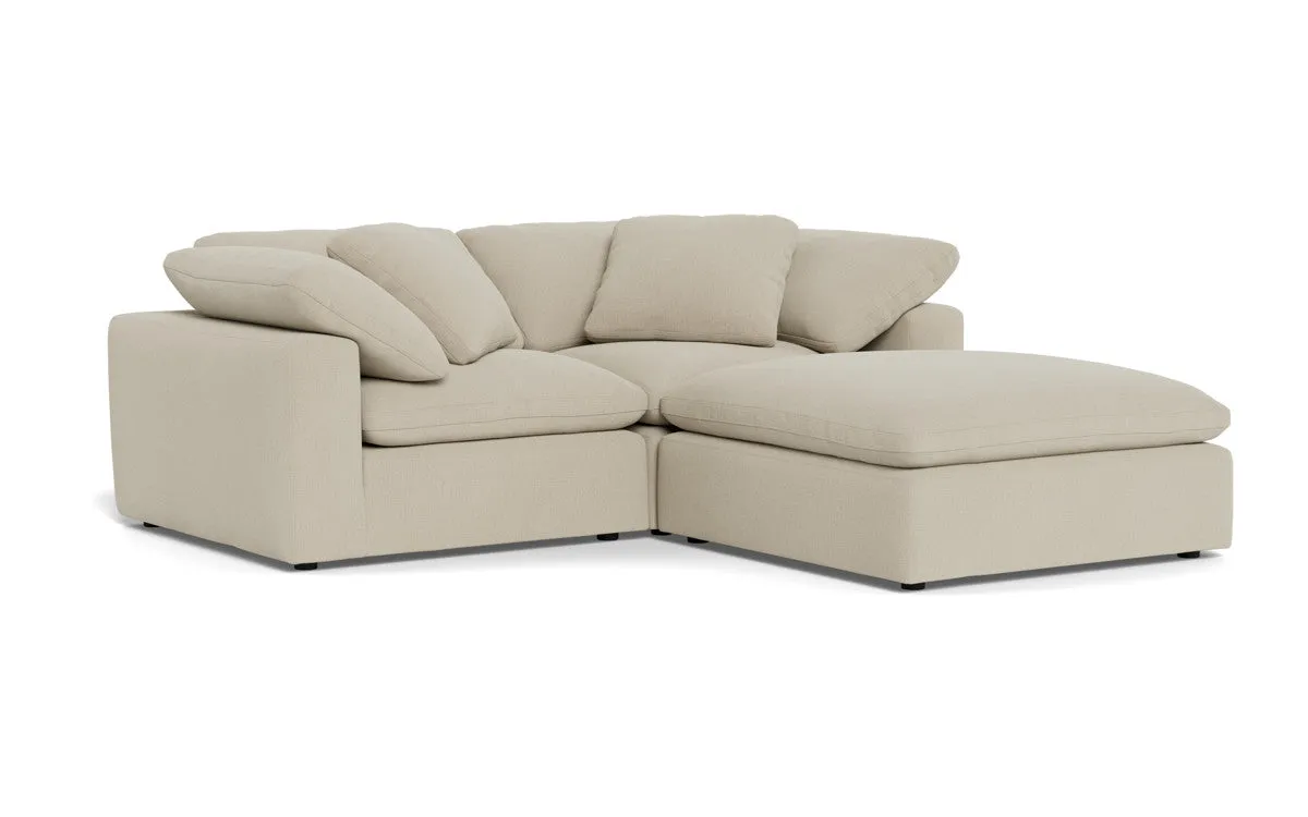 Fluffy 2 Piece Sofa w/Otto
