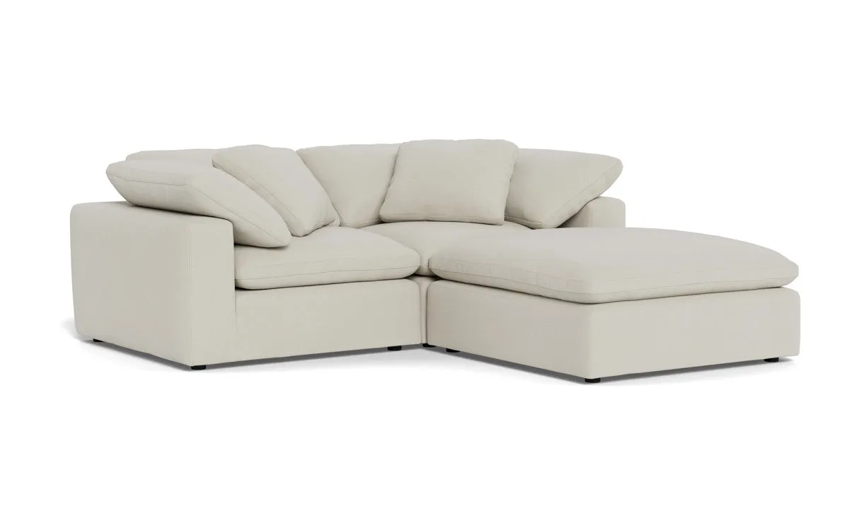Fluffy 2 Piece Sofa w/Otto