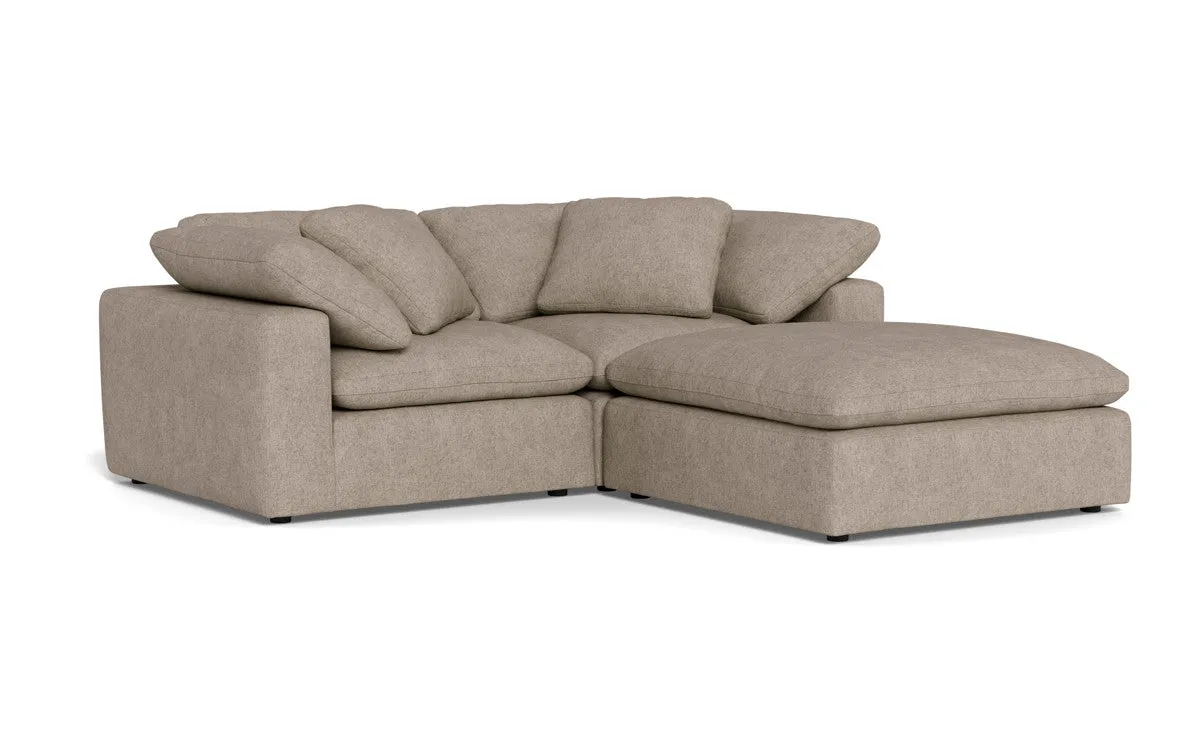 Fluffy 2 Piece Sofa w/Otto
