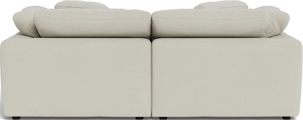 Fluffy 2 Piece Sofa w/Otto