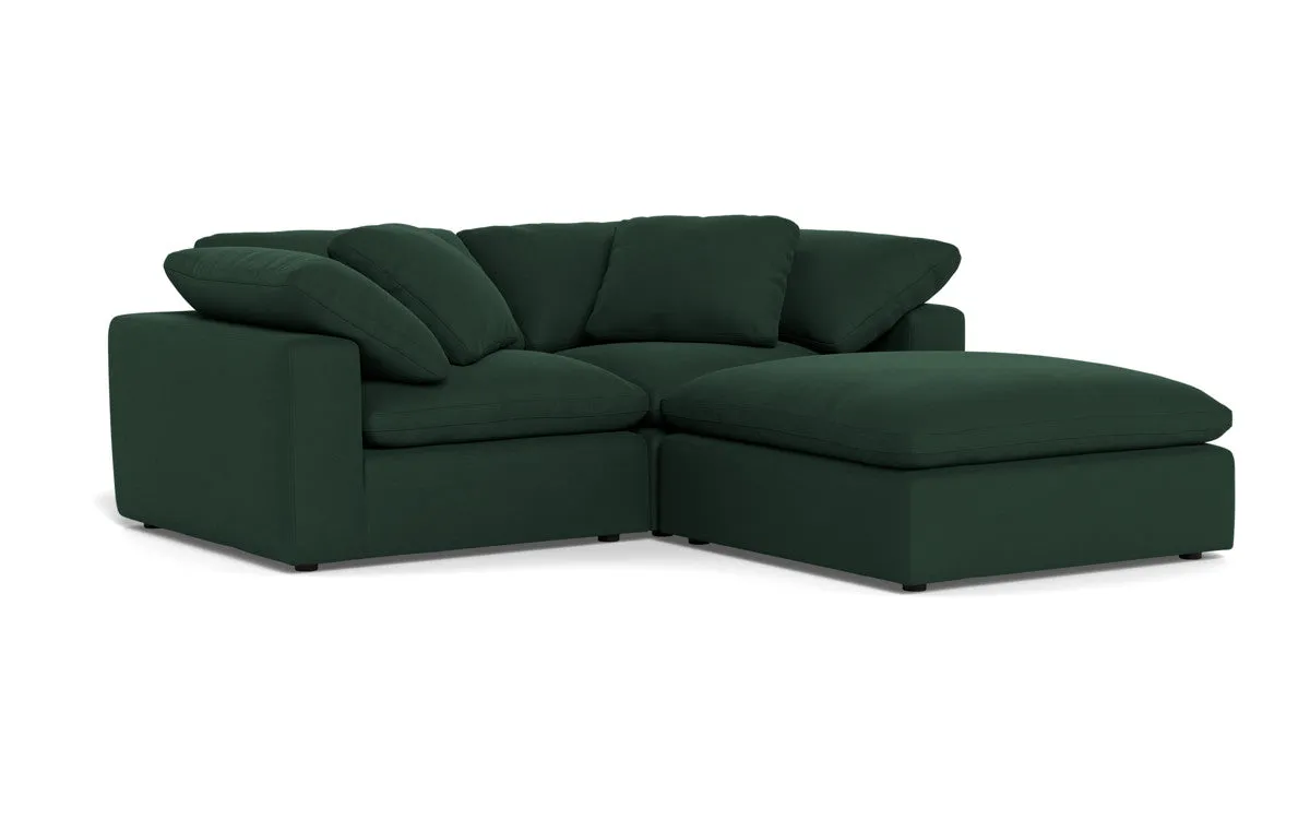 Fluffy 2 Piece Sofa w/Otto