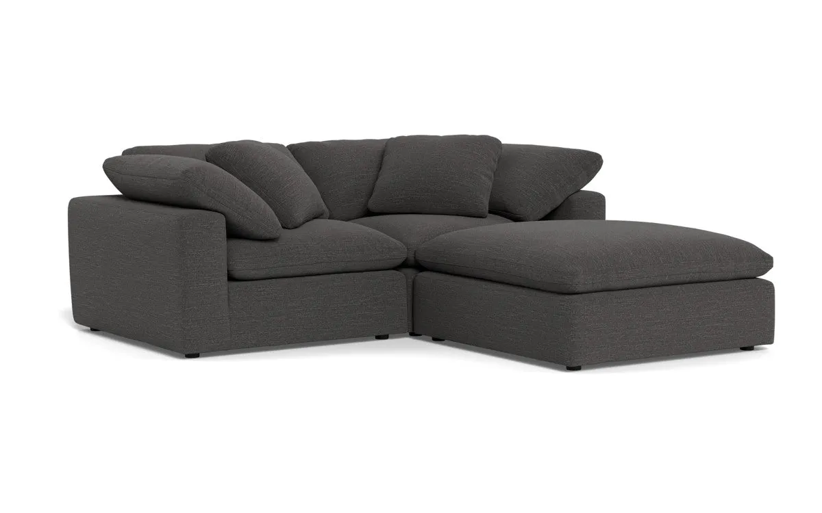 Fluffy 2 Piece Sofa w/Otto