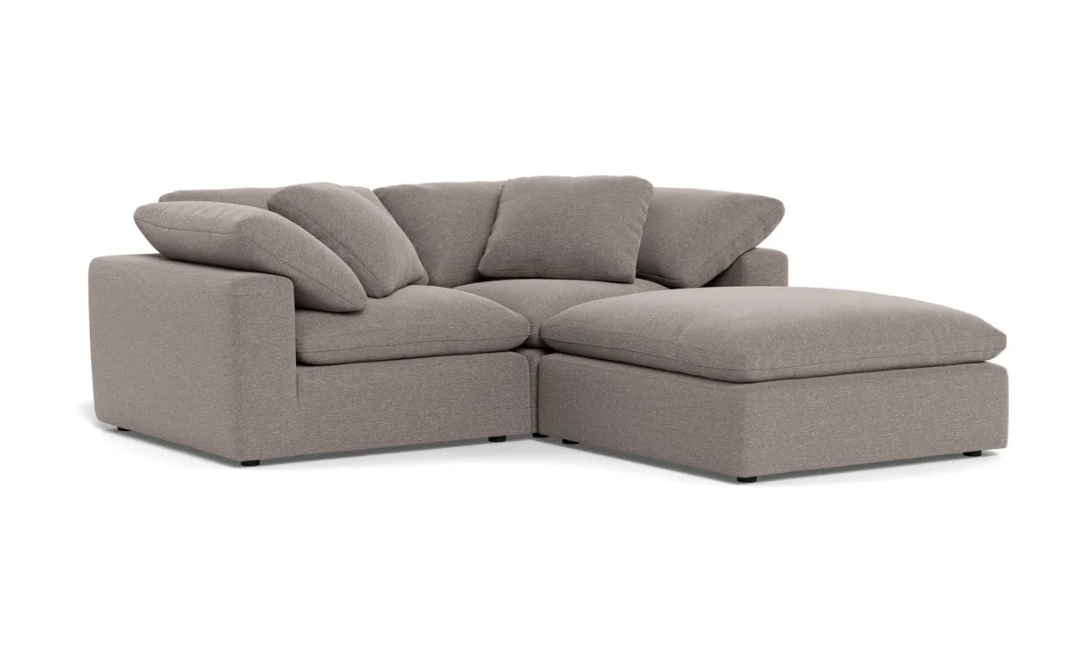 Fluffy 2 Piece Sofa w/Otto