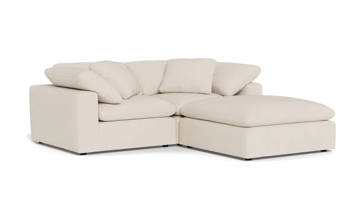 Fluffy 2 Piece Sofa w/Otto