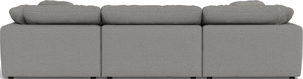 Fluffy 3 Piece Sofa W/Double Ottoman