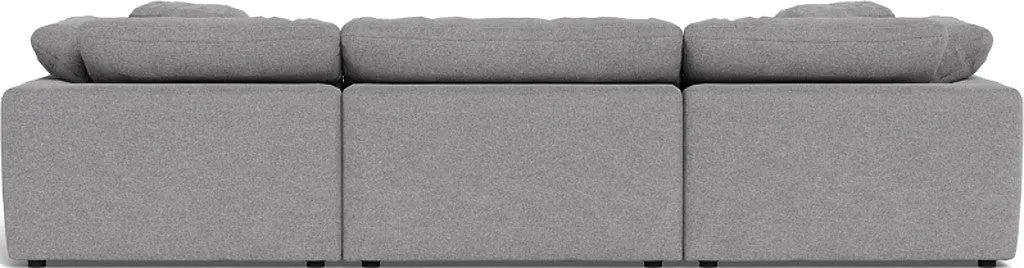 Fluffy 3 Piece Sofa W/Double Ottoman