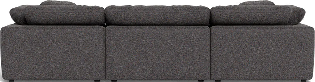Fluffy 3 Piece Sofa W/Double Ottoman
