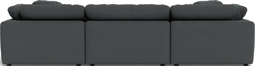 Fluffy 3 Piece Sofa W/Double Ottoman