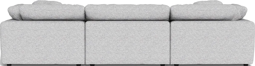 Fluffy 3 Piece Sofa W/Double Ottoman