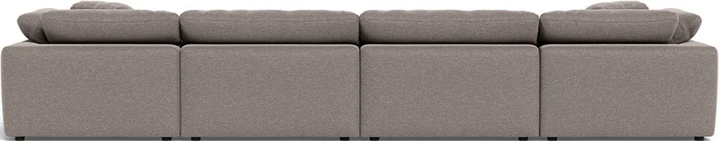 Fluffy 4 Piece Sectional W/Double Otto