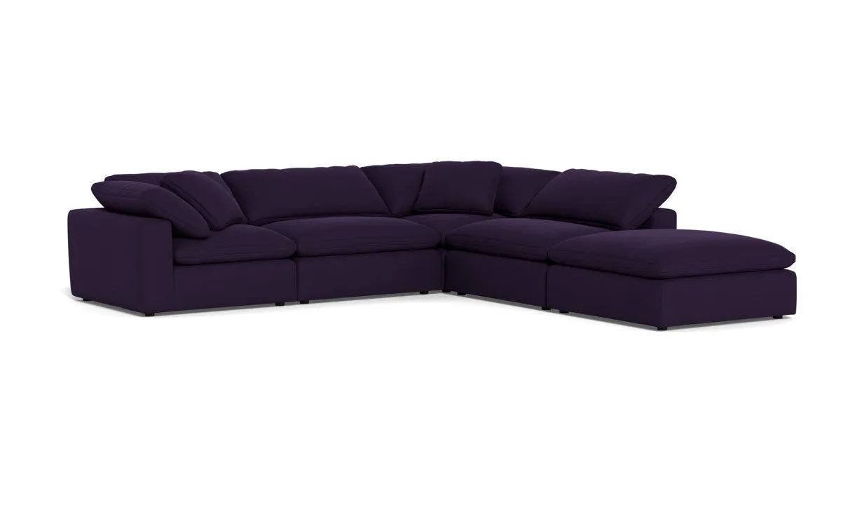 Fluffy 4 Piece Sectional w/Otto