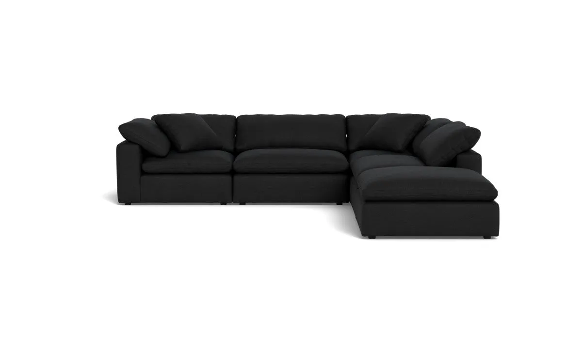 Fluffy 4 Piece Sectional w/Otto