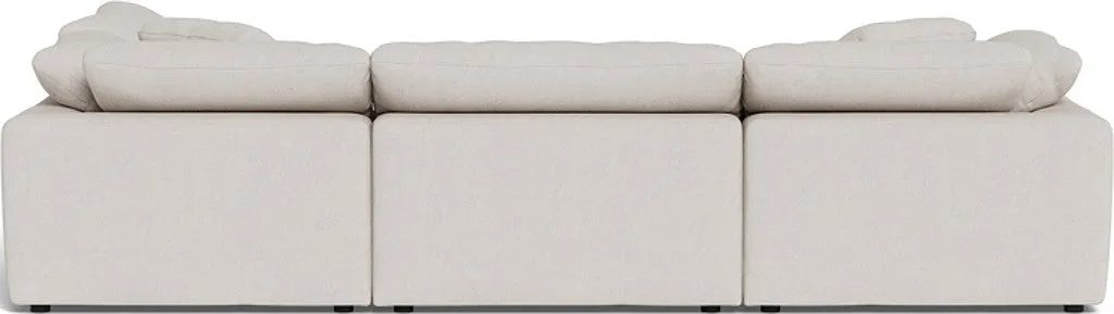 Fluffy 4 Piece Sectional w/Otto