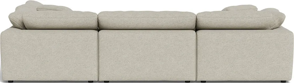 Fluffy 4 Piece Sectional w/Otto