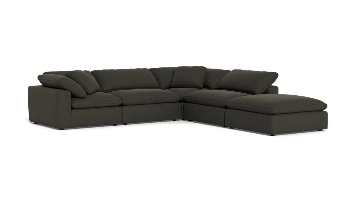 Fluffy 4 Piece Sectional w/Otto