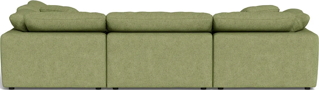 Fluffy 4 Piece Sectional w/Otto