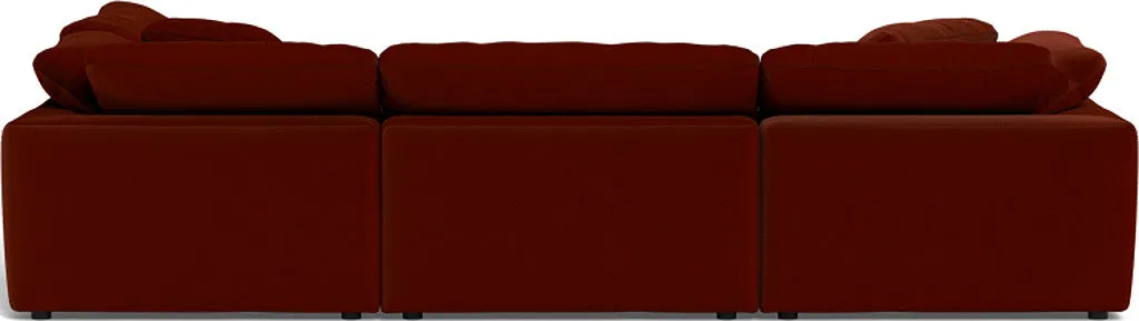 Fluffy 4 Piece Sectional w/Otto